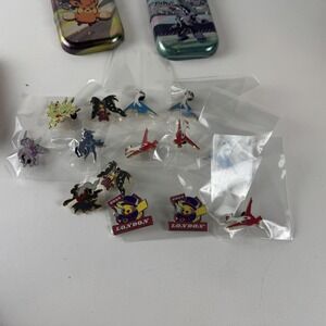 Pokemon 2022 London Pikachu Event Pin Set Latias Latios Darkrai Zygarde Mawile